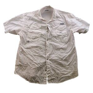 Columbia Mens Fishing Shirt Size XL Quick-Dry Performance Lightweight Outdoors